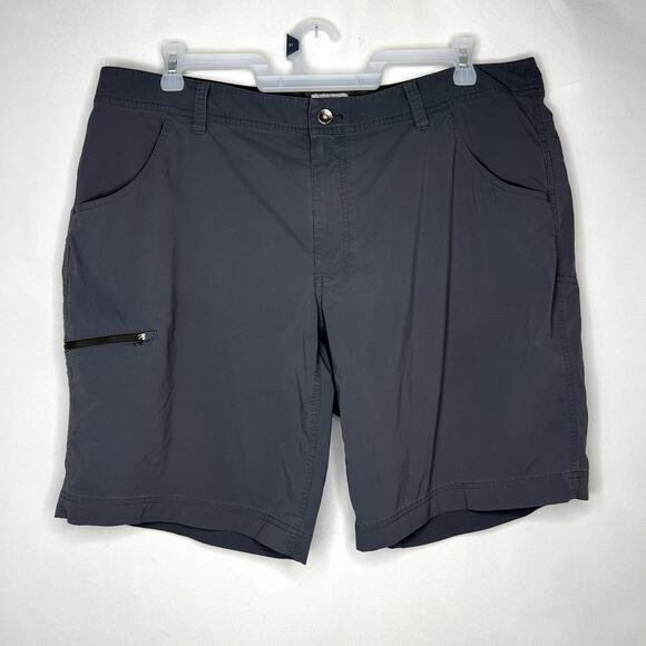 Mens MARMOT Stretch Hiking Travel Cargo Shorts Gray Size 40 Quick Dry Nylon - Picture 1 of 12